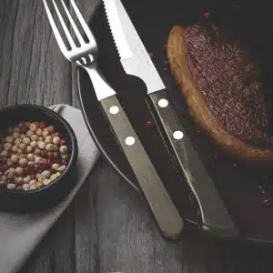 Lifestyle image Tramontina 8 piece steak cutlery set