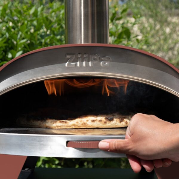 ZiiPa Wood Pellet Pizza Oven - Terracotta lifestyle image