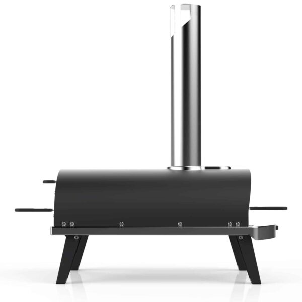 ZiiPa Wood Pellet Outdoor Pizza Oven - Anthracite side view