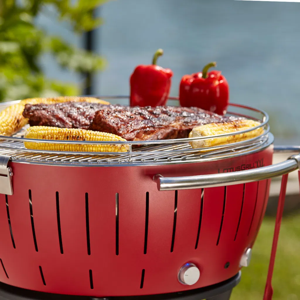 LOTUSGRILL XL tabletop BBQ GRILL  red